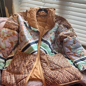 Free People Movement Multicolor Quilted Women's Jacket